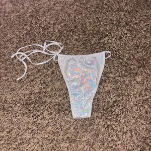 NWT Holographic Bikini Bottoms